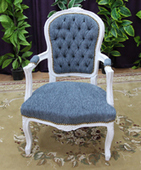 Fauteuil Cabriolet de Style Louis XV